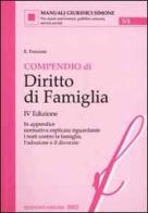 Compendio di diritto di famiglia di Emanuela Fonzone edito da Edizioni Giuridiche Simone