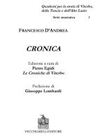 Cronica di Francesco D'Andrea edito da Vecchiarelli