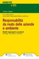 Responsabilità da reato delle aziende e ambiente di Giovanni Catellani edito da Ipsoa