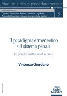 Il paradigma ermeneutico e il sistema penale di Vincenzo Giordano edito da Pacini Giuridica