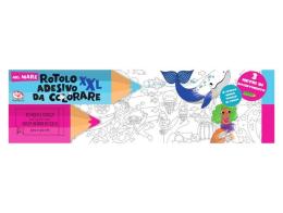 Rotolo adesivo da colorare XXL. Nel mare. Ediz. illustrata edito da Librido Gallucci