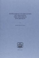 Supplement to Diogenes of Oinoanda di Martin Smith edito da Bibliopolis