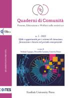 Quaderni di comunità. Persone, educazione e welfare nella società 5.0 (2022) vol.1 edito da Eurilink
