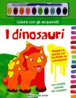 Colora con gli acquerelli i dinosauri. Con gadget edito da Edizioni del Borgo