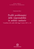 Profili problematici delle responsabilità in ambito sanitario di Cristoforo Ricci edito da Edizioni Scientifiche Italiane