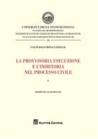 La provvisoria esecuzione e l'inibitoria nel processo civile vol.1 di Gianpaolo Impagnatiello edito da Giuffrè