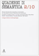 Quaderni di semantica (2010) vol.2 edito da CLUEB