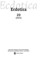 Ecdotica (2023) vol.20 edito da Carocci