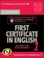 Cambridge first certificate in english. For updated exam. Student's book. With answers. Per le Scuole superiori vol.1 edito da Cambridge University Press