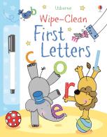 First letters. Wipe-clean. Ediz. a colori. Con penna speciale di Jessica Greenwell edito da Usborne