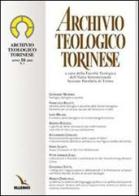 Archivio teologico torinese (2010) vol.1 edito da Elledici