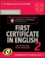 Cambridge first certificate in english. For updated exam. Student's book. With answers. Per le Scuole superiori vol.2 edito da Cambridge University Press