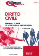 Diritto civile. Manuale di base per la preparazione alla prova orale edito da Edizioni Giuridiche Simone