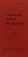 Calendario atlante De Agostini 1945-1946 edito da De Agostini