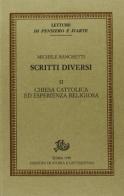 Scritti diversi vol.2 di Michele Ranchetti edito da Storia e Letteratura