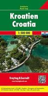 Cartina Croazia 1:500.000 edito da Freytag & Berndt