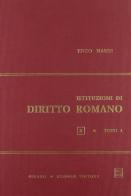 Istituzioni di diritto romano vol.1 di Enzo Nardi edito da Giuffrè