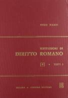 Istituzioni di diritto romano vol.2 di Enzo Nardi edito da Giuffrè