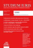 Studium iuris. Rivista per la formazione nelle professioni giuridiche (2022) vol.3 edito da Pacini Giuridica