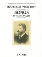 Songs su testi inglesi. 2ª raccolta di Francesco Paolo Tosti edito da Casa Ricordi