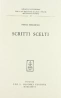 Scritti scelti di Pietro Ferrarino edito da Olschki