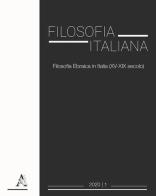 Filosofia italiana (2020) vol.1 edito da Aracne