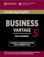 Cambridge English Business Certificate. Vantage 5 Student's Book with answers edito da Cambridge