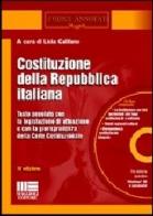 Costituzione della Repubblica italiana. Con CD-ROM edito da Maggioli Editore