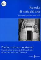 Ricerche di storia dell'arte (2012) vol.107 edito da Carocci