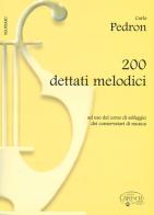 200 dettati melodici di Carlo Pedron edito da Volontè & Co