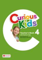 Curious kids. Teacher's book. Level 4. Con app di Ramsden Joanne, Donna Shaw, Mark Ormerod edito da Macmillan Education