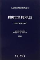 Diritto penale. Parte generale di Bartolomeo Romano edito da CEDAM