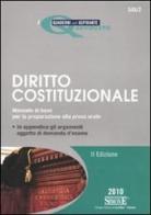 Diritto costituzionale. Manuale di base per la preparazione alla prova orale edito da Edizioni Giuridiche Simone