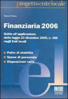 Finanziaria 2006 di Cinzia Benna edito da Maggioli Editore