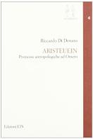 Aristeuein. Premesse antropologiche in Omero di Riccardo Di Donato edito da Edizioni ETS