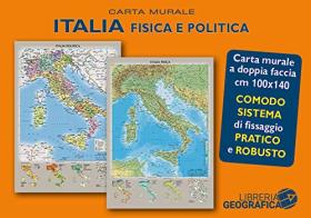 Italia fisica e politica (carta murale) edito da Libreria Geografica