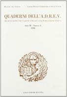 Quaderni dell'ADREV vol.4 edito da Longo Angelo