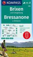 Carta escursionistica n. 050. Bressanone e dintorni 1:25.000. Ediz. italiana, tedesca e inglese edito da Kompass