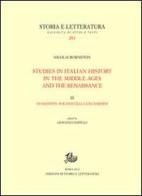 Studies in italian history in the Middle Ages and the Renaissance vol.3 di Nicolai Rubinstein edito da Storia e Letteratura