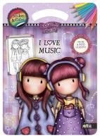 I love music. Sticker & color. Gorjuss. Ediz. a colori edito da Pon Pon Edizioni
