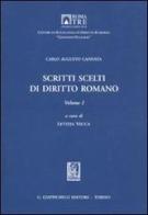 Scritti scelti di diritto romano vol.1 di Carlo A. Cannata edito da Giappichelli