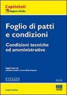 Foglio di patti e condizioni di Luigi Lentini edito da Maggioli Editore