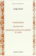 Introduzione alla lettura del «Saggio sull'intelletto umano» di Locke