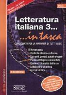 Letteratura italiana vol.3 edito da Edizioni Giuridiche Simone