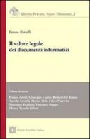 Il valore legale dei documenti informatici di Ettore Battelli edito da Edizioni Scientifiche Italiane