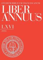 Liber annuus 2016. Ediz. multilingue edito da TS - Terra Santa