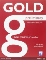 Gold preliminary exam maximiser with key. Per le Scuole superiori. Con CD Audio. Con espansione online edito da Pearson Longman