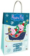 Natale con Peppa. Shopper bag. Peppa Pig. Ediz. a colori edito da Pon Pon Edizioni