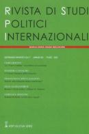 Rivista di studi politici internazionali (2017) vol.1 edito da Studium