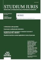 Studium iuris. Rivista per la formazione nelle professioni giuridiche (2022) vol.6 edito da Pacini Giuridica
